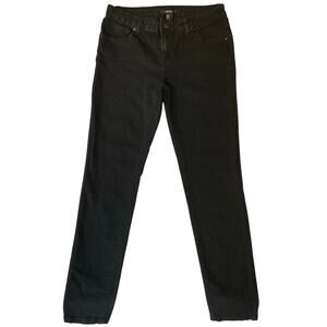 FOREVER 21 Women Skinny Jeans size 27 Black Mid Rise Stretch Boot Cut